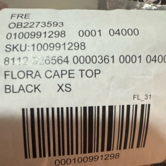 FREE PEOPLE Flora Cape Top/BLOUSE - Picture 5 of 6